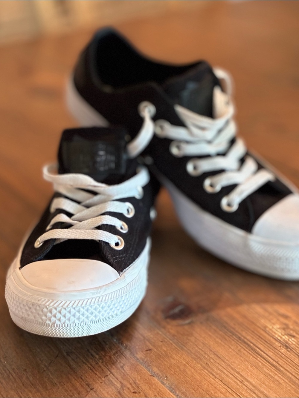 Converse all Star CT canvas low top black sneaker. Size 5.5 men  7.5 women